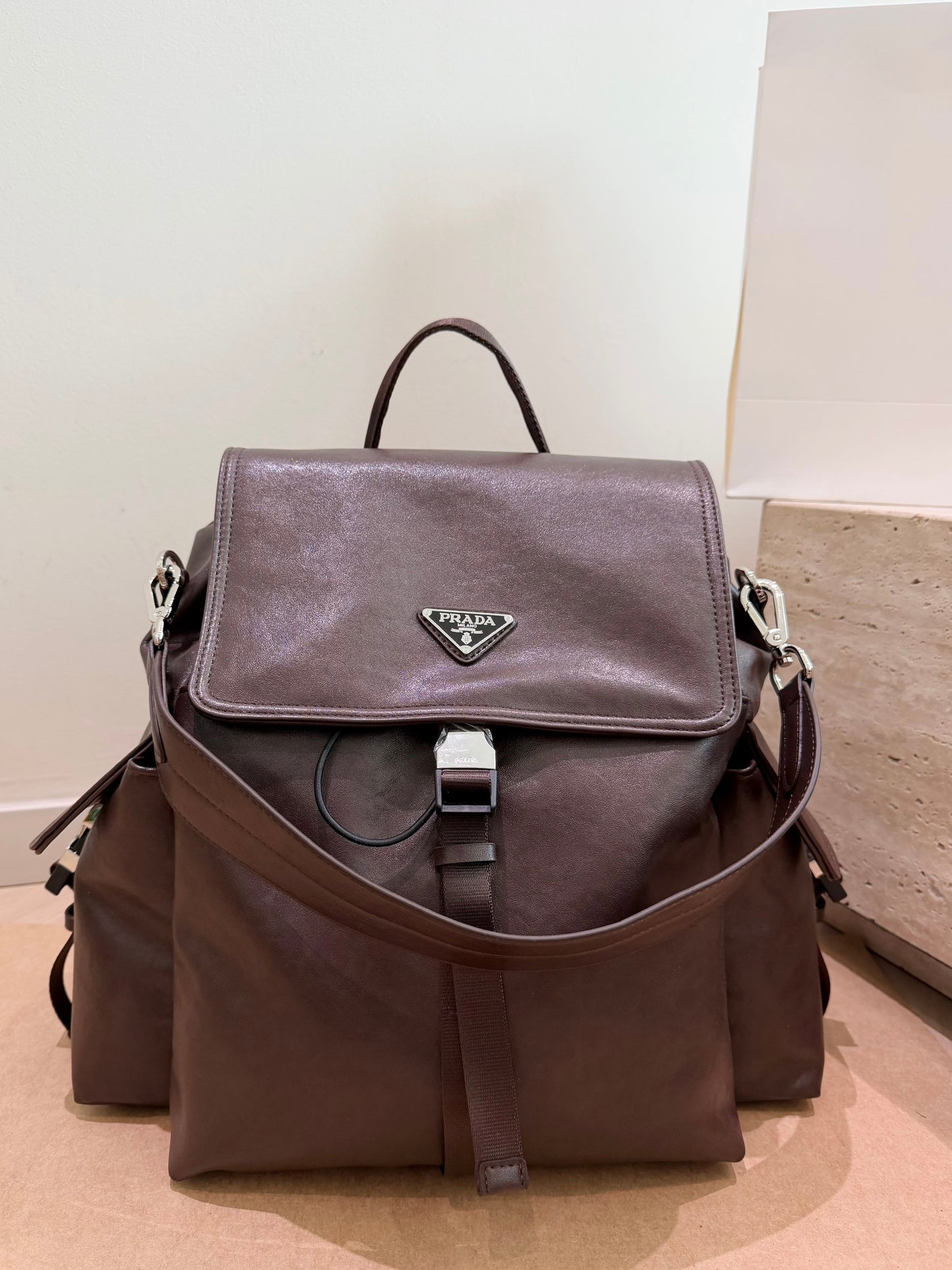 Cuero | Flap Buckle Backpack