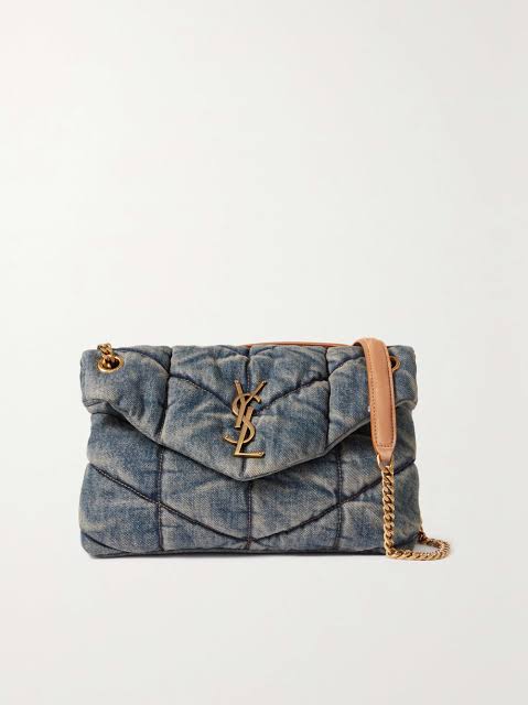 Cuero | Loulou Puffer Denim Bag