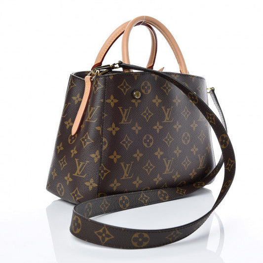 Cuero | LOUIS VUITTONMonogram Montaigne BB