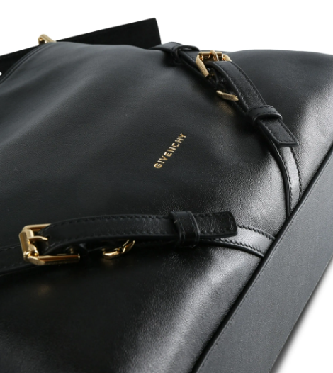 Cuero | buckle-strap leather shoulder bag