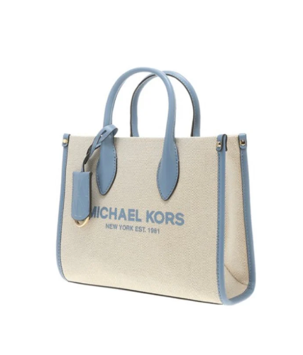 Cuero | Mirella Small Two-Tone Canvas Crossbody Bag