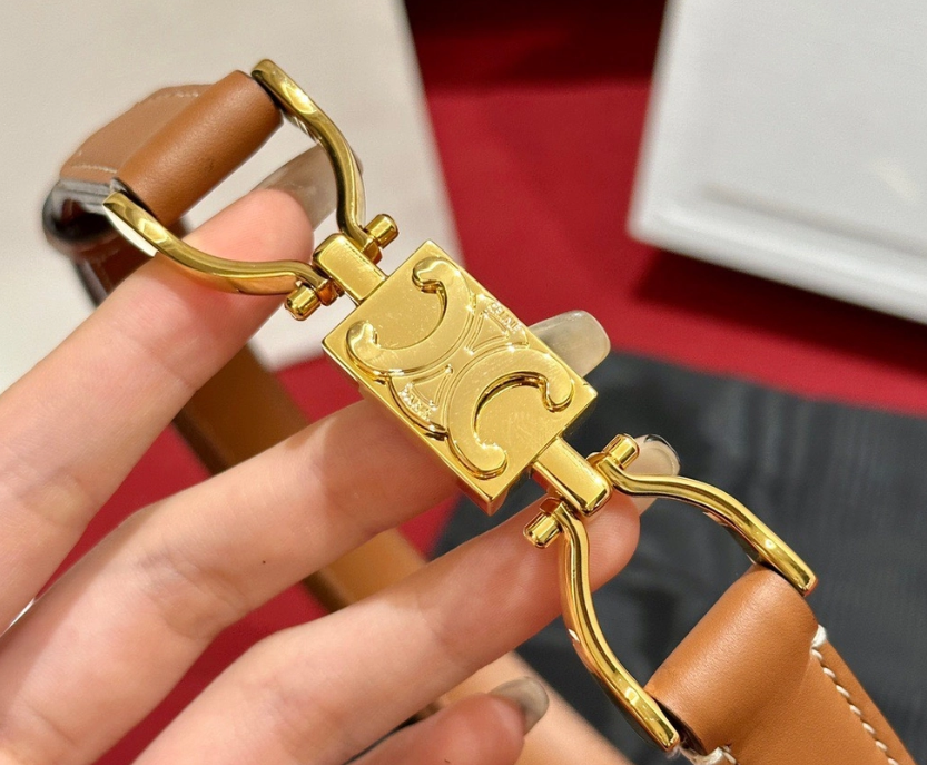 Cuero | Thin Camel Belt