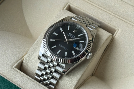 Cuero | Datejust 41 Black Dial watch