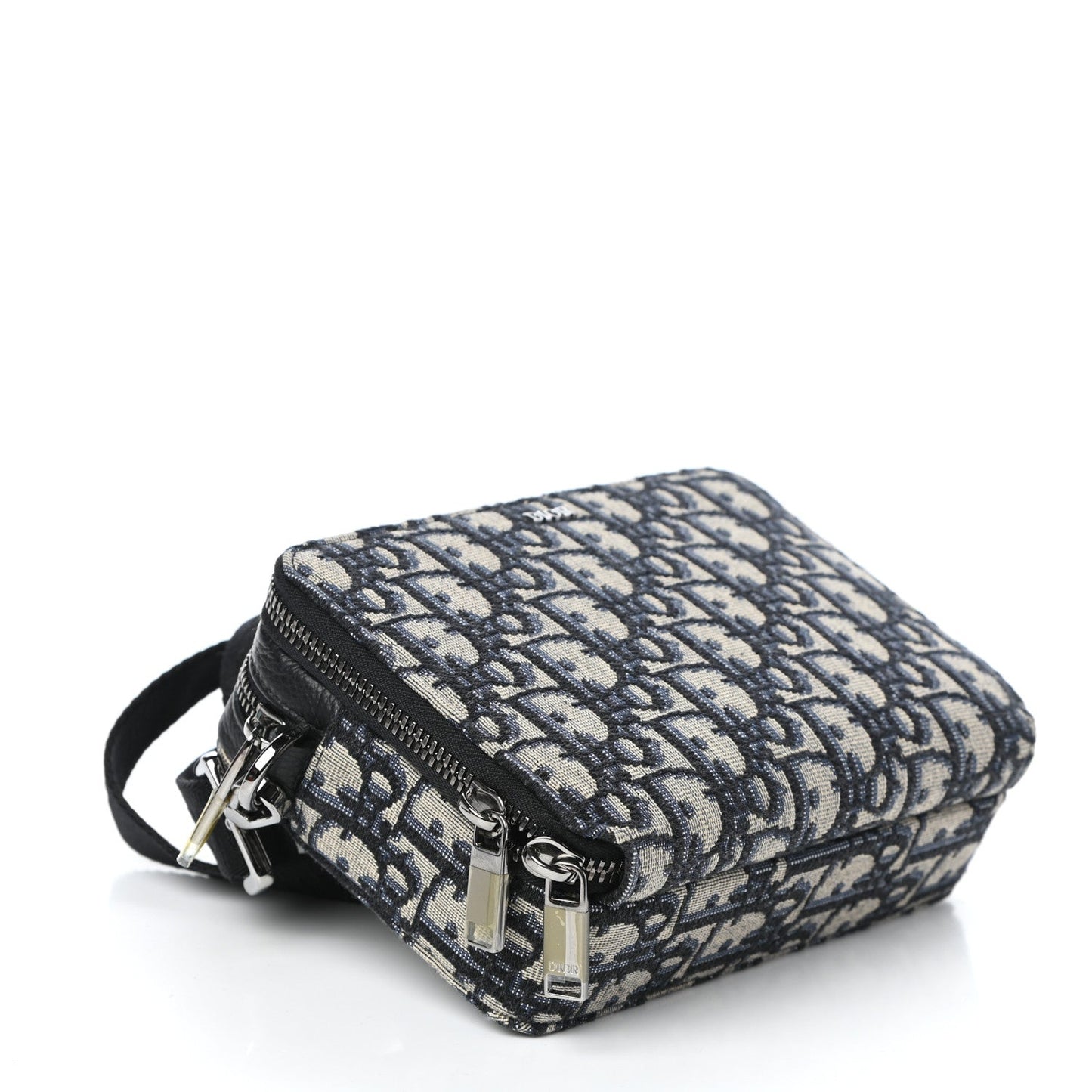 Cuero | Oblique Pouch Navy Blue