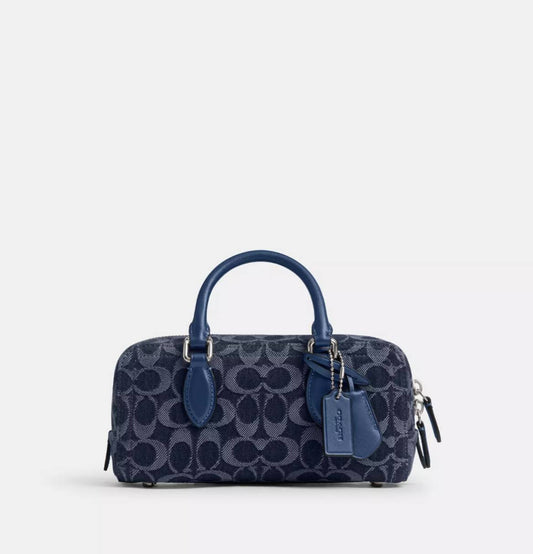 Cuero | Bowery Satchel 22 In Signature Denim