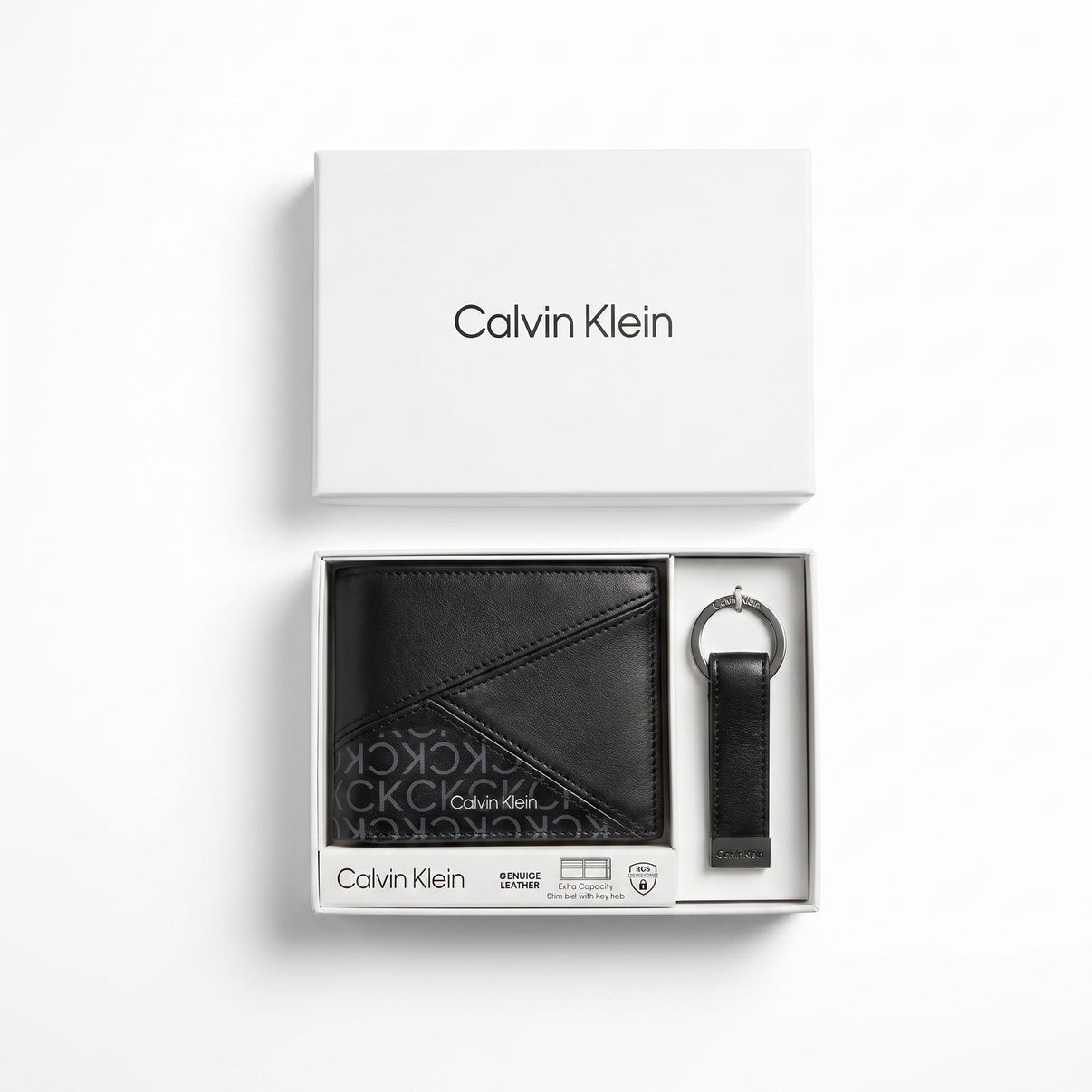 Calvin Klein Wallet & Keychain Set