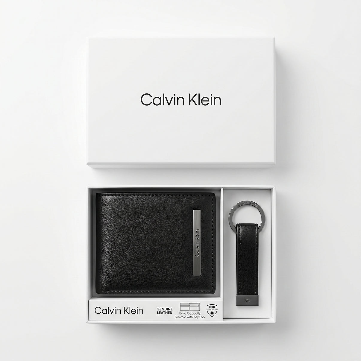 Calvin Klein Wallet & Keychain Set