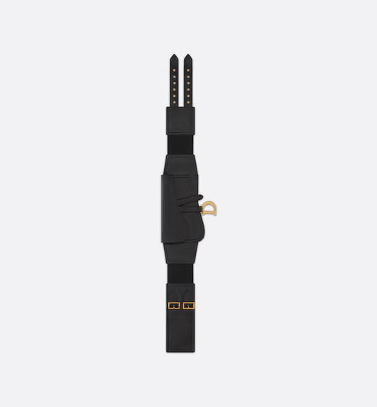 Cuero | Saddle Belt Black Smooth Calfskin