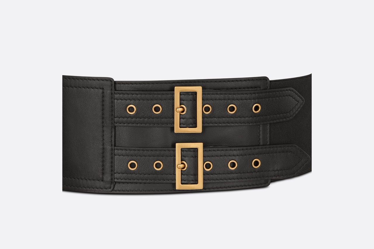 Cuero | Saddle Belt Black Smooth Calfskin