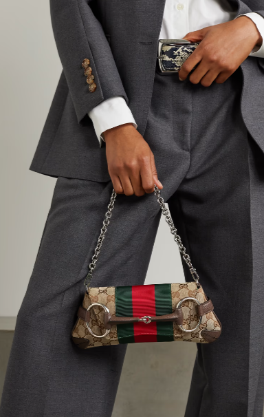 Cuero | Horsebit Small Padded-Leather Shoulder Bag