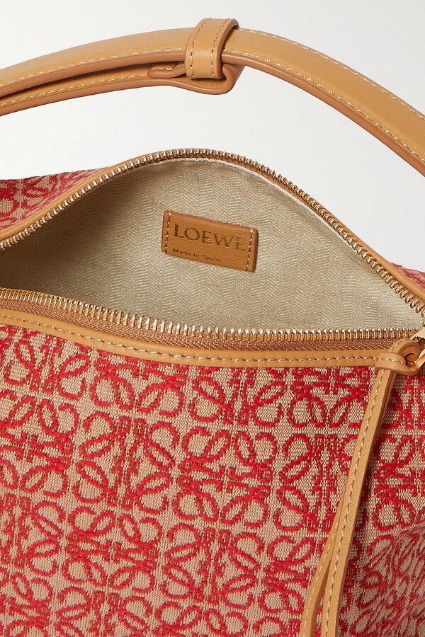 Cuero | Small Cubi Anagram Jacquard Canvas Shoulder Bag