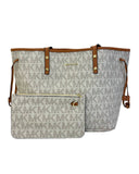Michael Kors Jet Set Travel in Signature Coated Monogram Large Logo - Puzzles Egypt