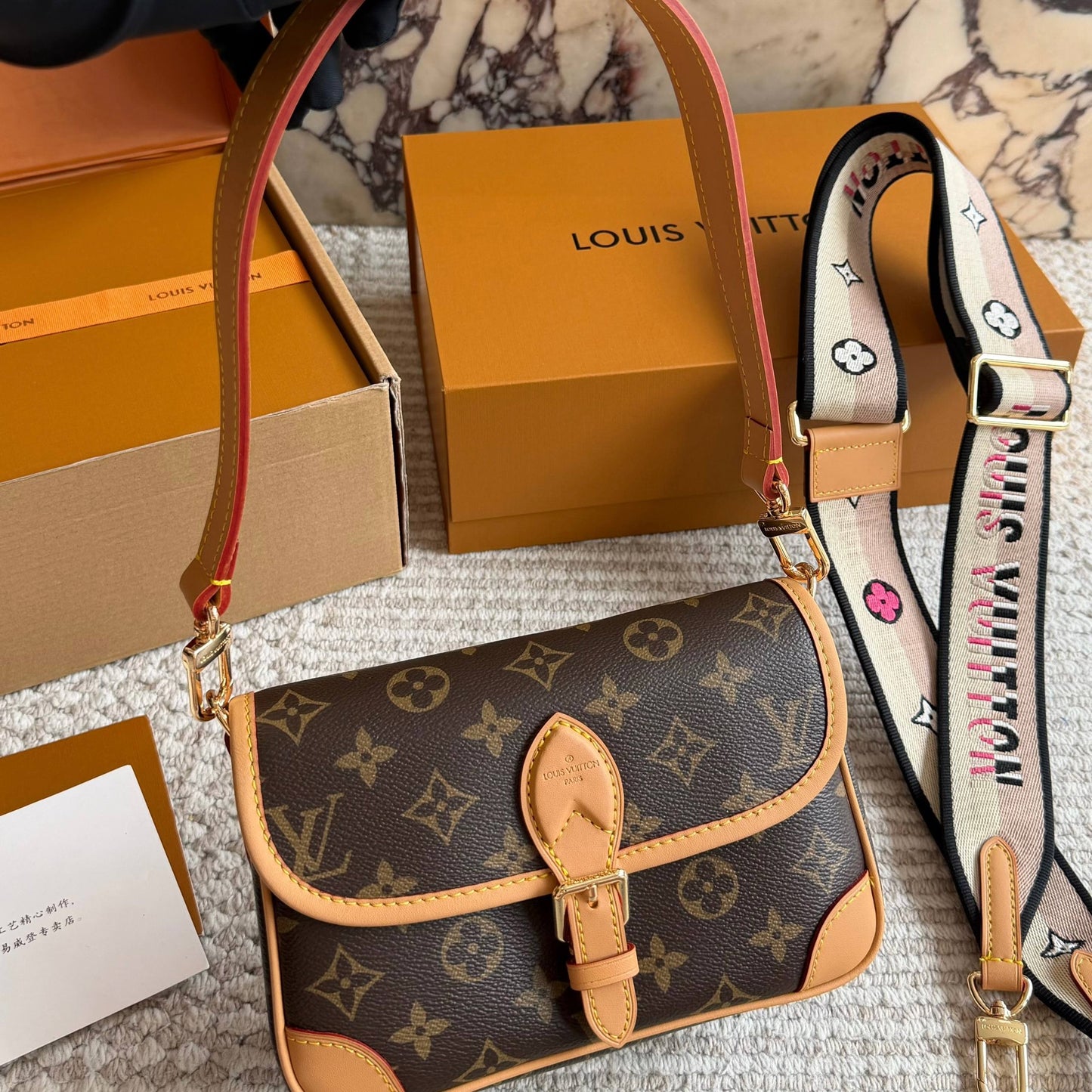 Cuero | Monogram Shoulder Bag