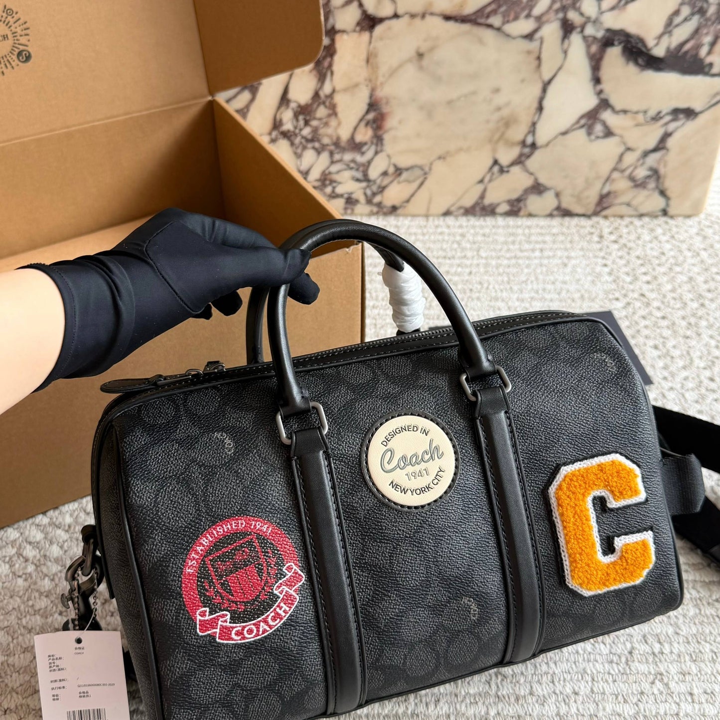 Cuero | Signature Patch Duffle Bag