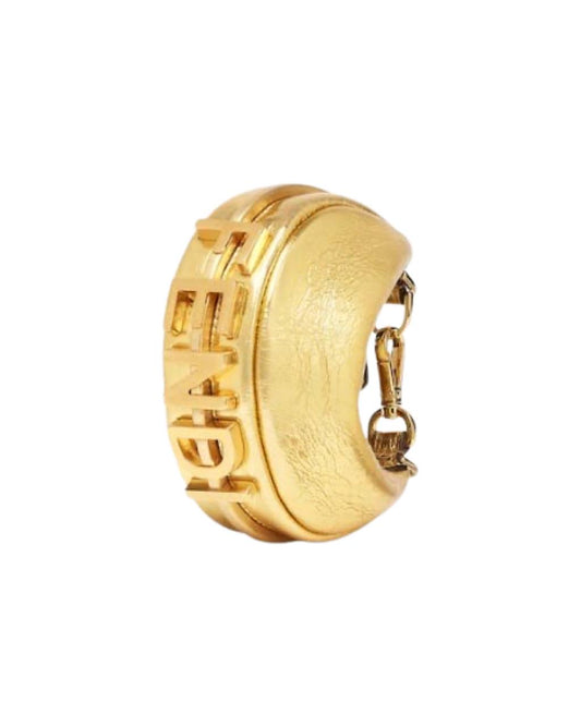 Cuero | Nano Fendigraphy Gold leather charm