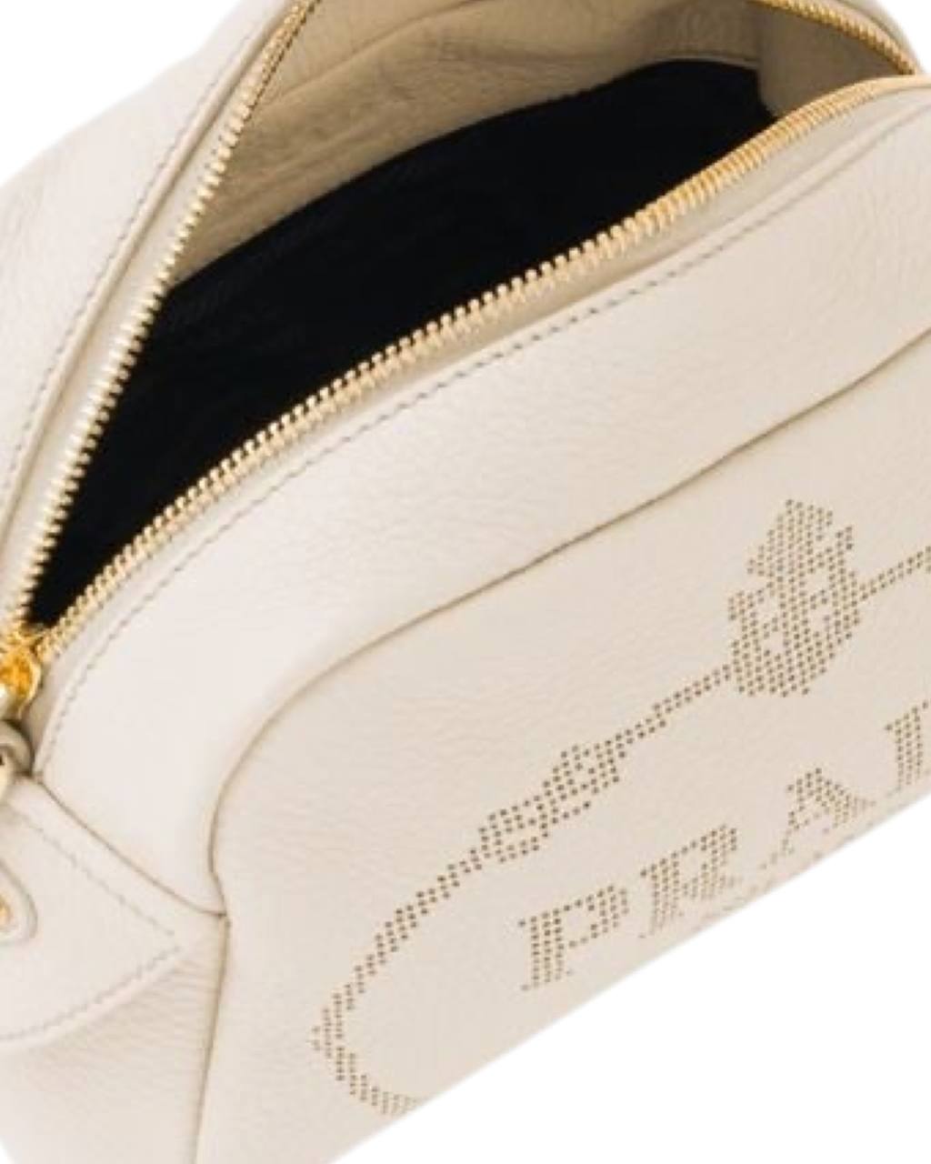 Cuero | Logo Camera Bag Leather Offwhite