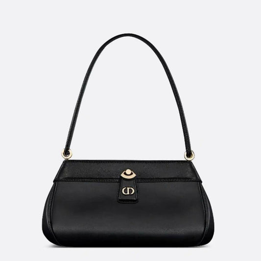 Cuero | SMALL KEY BAG BOX CALFSKIN BLACK