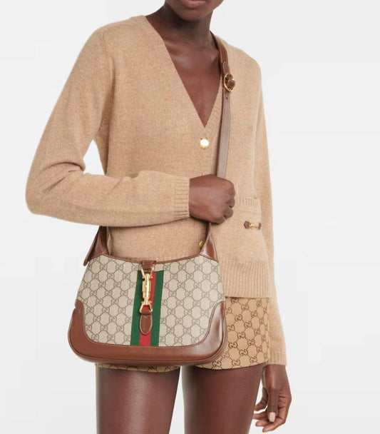 Cuero | JACKIE 1961 SMALL GG SUPREME SHOULDER BAG