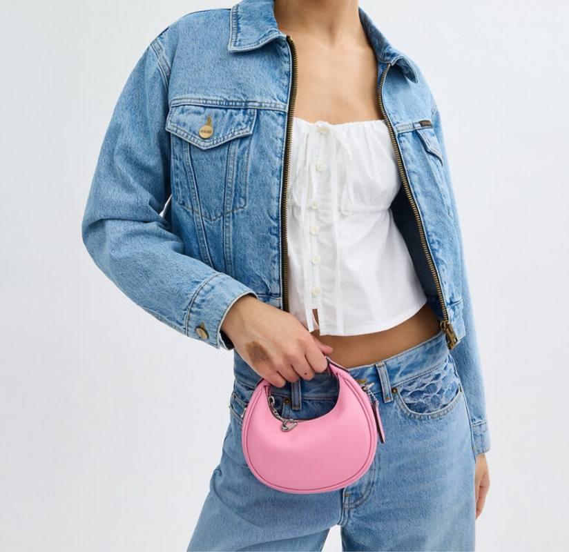 Cuero | Jonie Bag In Signature Canvas - Vivid Pink