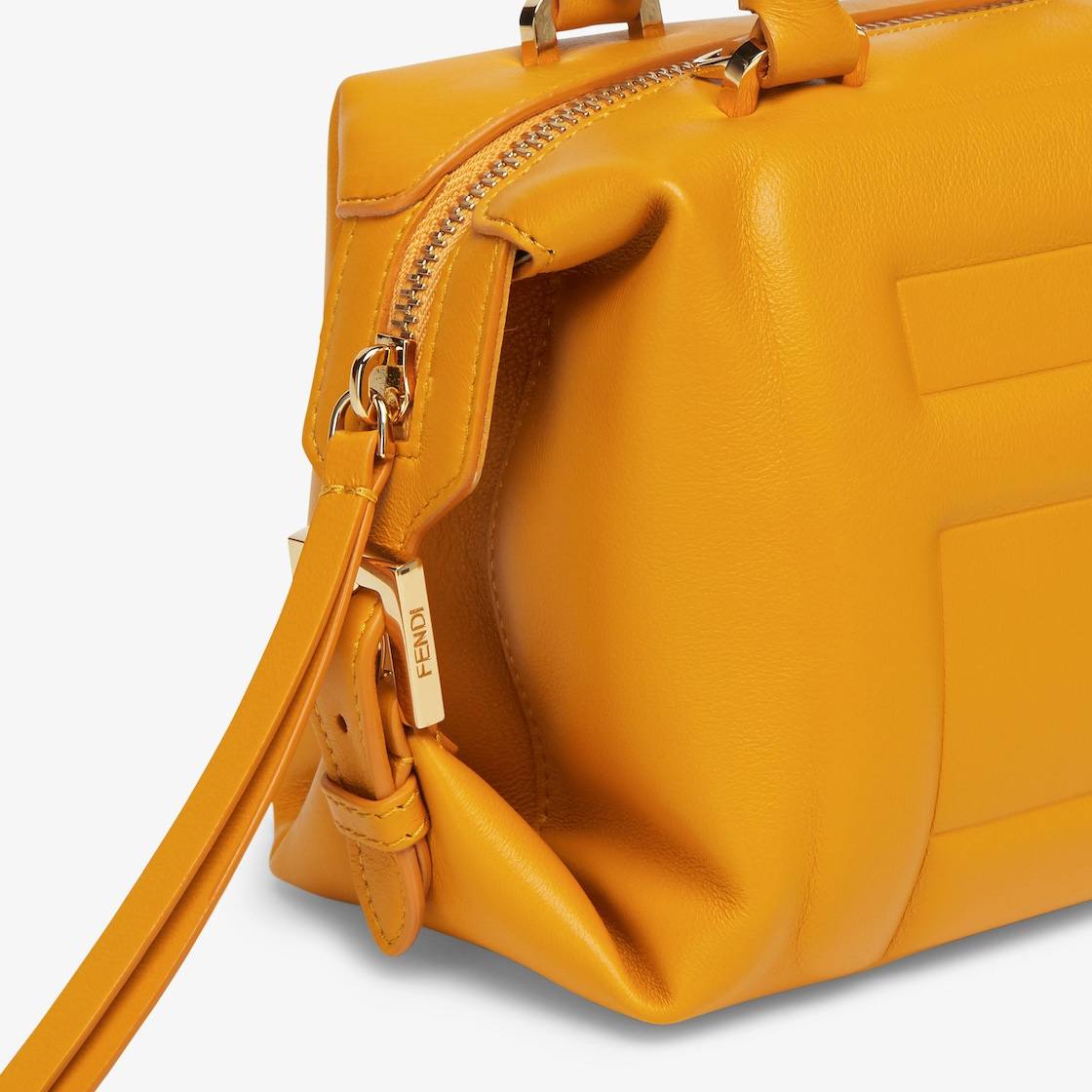Cuero | Mini FF Cube Bag In Nappa Leather Yellow