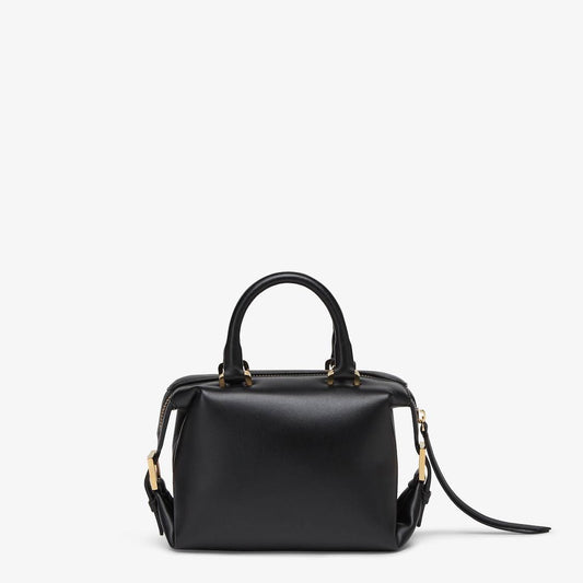 Cuero | Mini FF Cube Bag In Nappa Leather Black