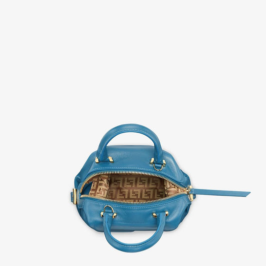Cuero | Mini FF Cube Bag In Nappa Leather Blue