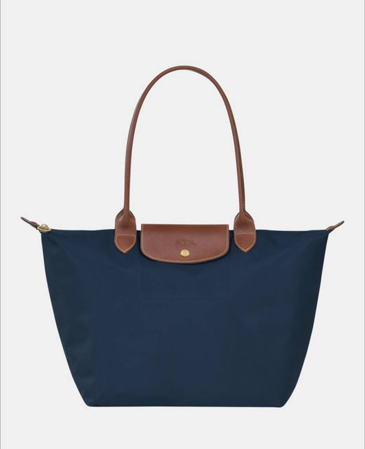 Cuero | Le Pliage L Tote bag Navy