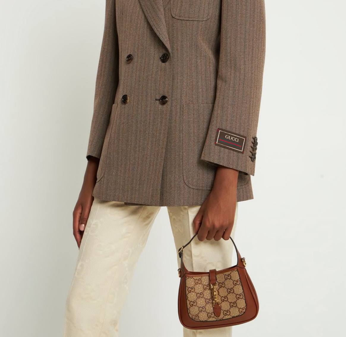 Cuero | Mini Jackie 1961 GG canvas shoulder bag