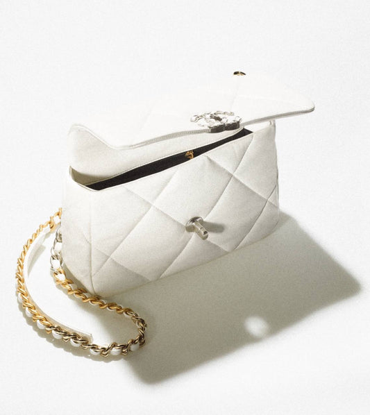 Cuero | Shiny Lambskin, Gold-Tone, Silver-Tone & Ruthenium-Finish Metal