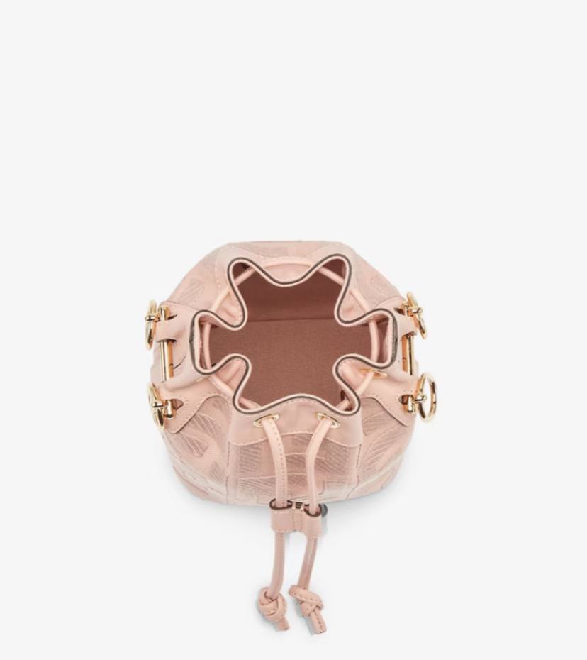 Cuero | Mon Tresor Pink FF canvas mini-bag