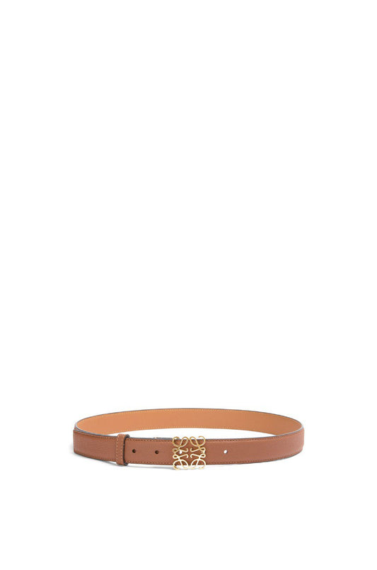Cuero | Anagram belt in pebble grain calfskin