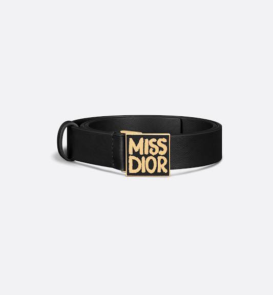 Cuero | Miss Graffiti Belt Black