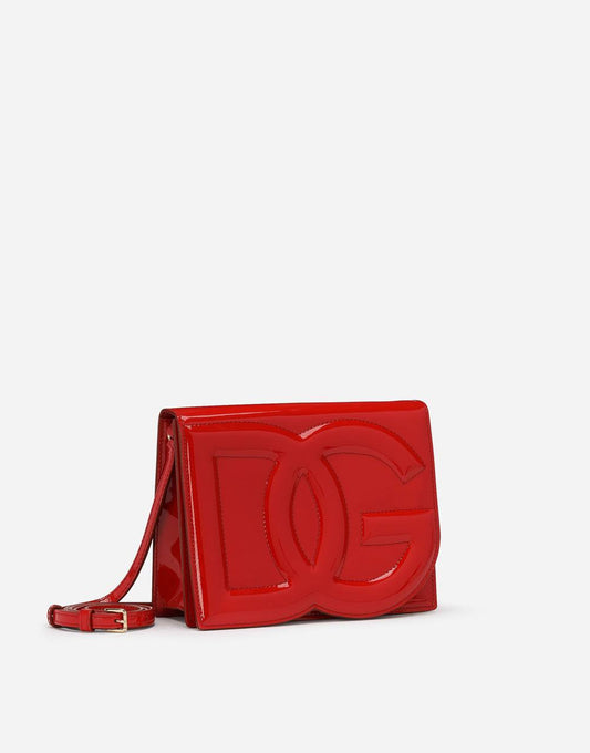 Cuero | Patent leather DG Logo Bag crossbody bag