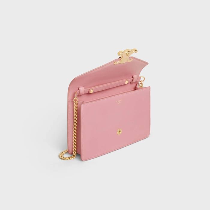 Cuero | WALLET ON CHAIN MARGO IN SHINY CALFSKIN