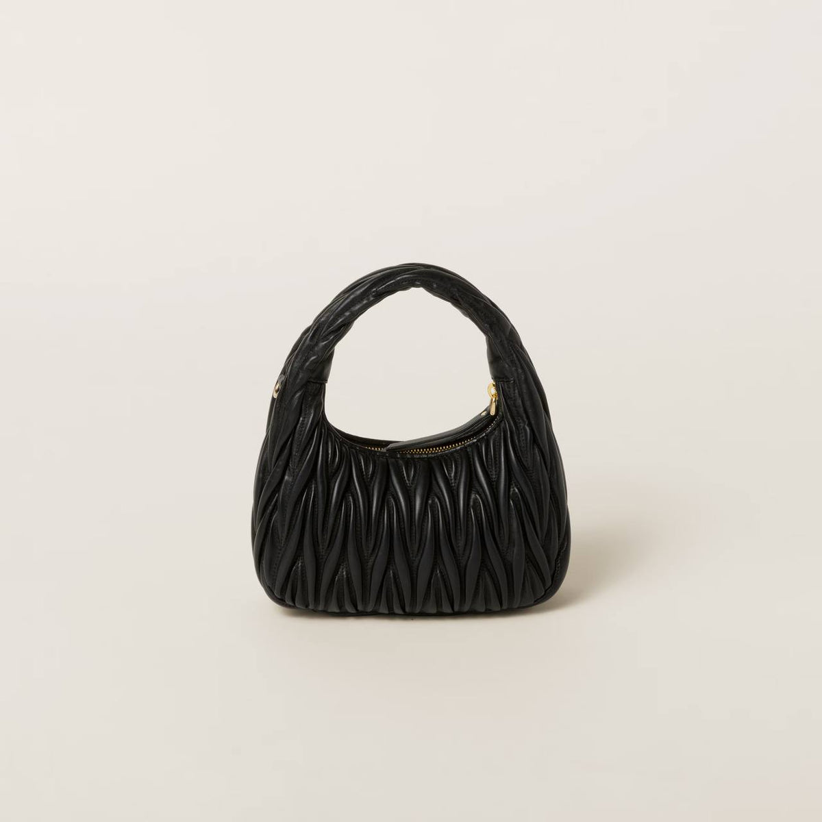 Cuero | Wander matelassé nappa leather hobo bag
