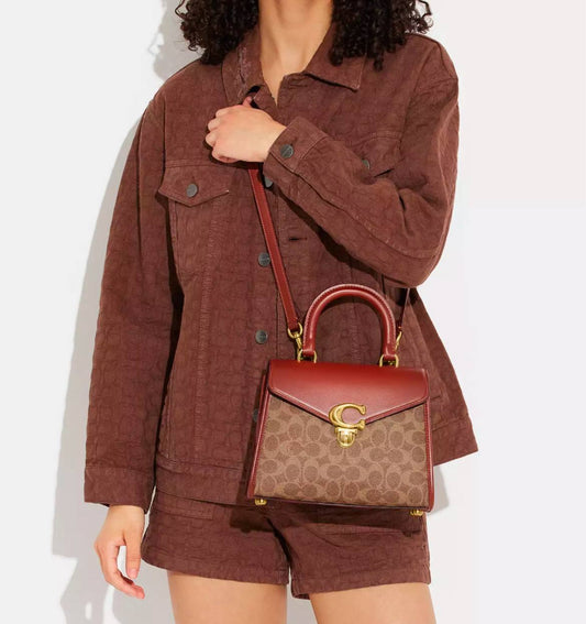 Cuero | Sammy Top Handle Bag In Signature Canvas