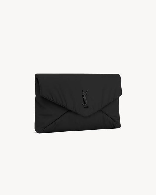 Cuero | CASSANDRE LARGE ENVELOPE POUCH IN NYLON BLACK
