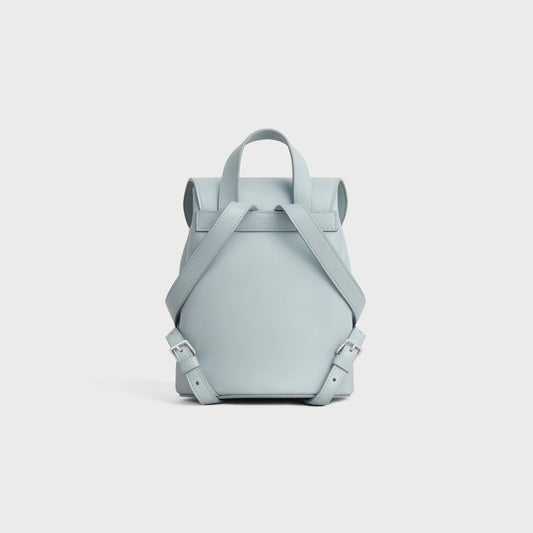 Cuero | BACKPACK BONNIE IN Smooth Calfskin - ICE BLUE