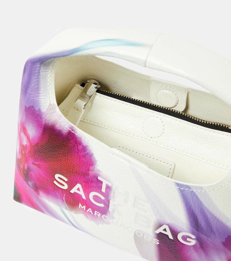 Cuero | The Sack Future Floral Mini leather tote bag