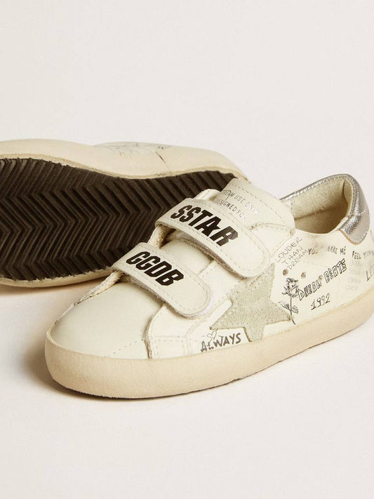 Cuero | Old School Junior with suede star and metallic leather heel tab