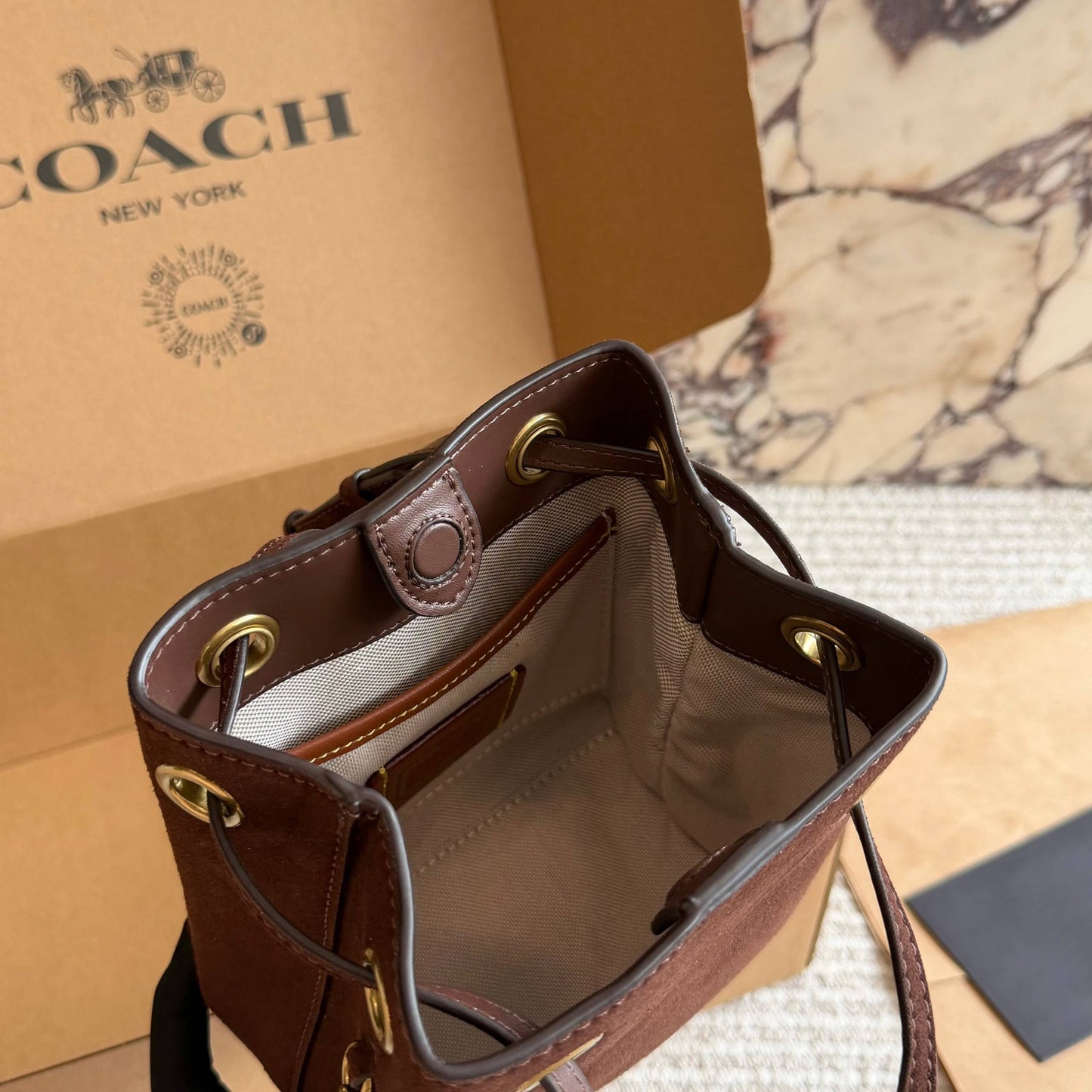 Cuero | Suede Wrap Crossbody Bag