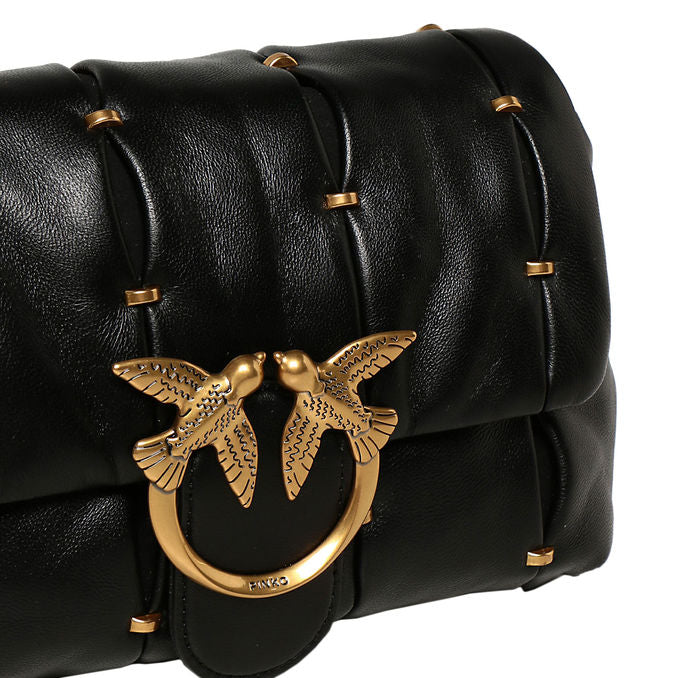 Cuero | Love Mini Puff Bag Black