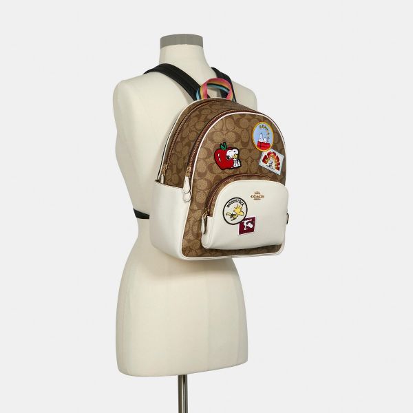Cuero | Peanuts Court Backpack In Signature Canvas
