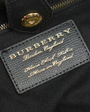 Burberry Banner Tote – Grain Leather with Check Lining