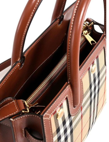 Cuero | Mini Vintage Check Two-handle Title Bag
