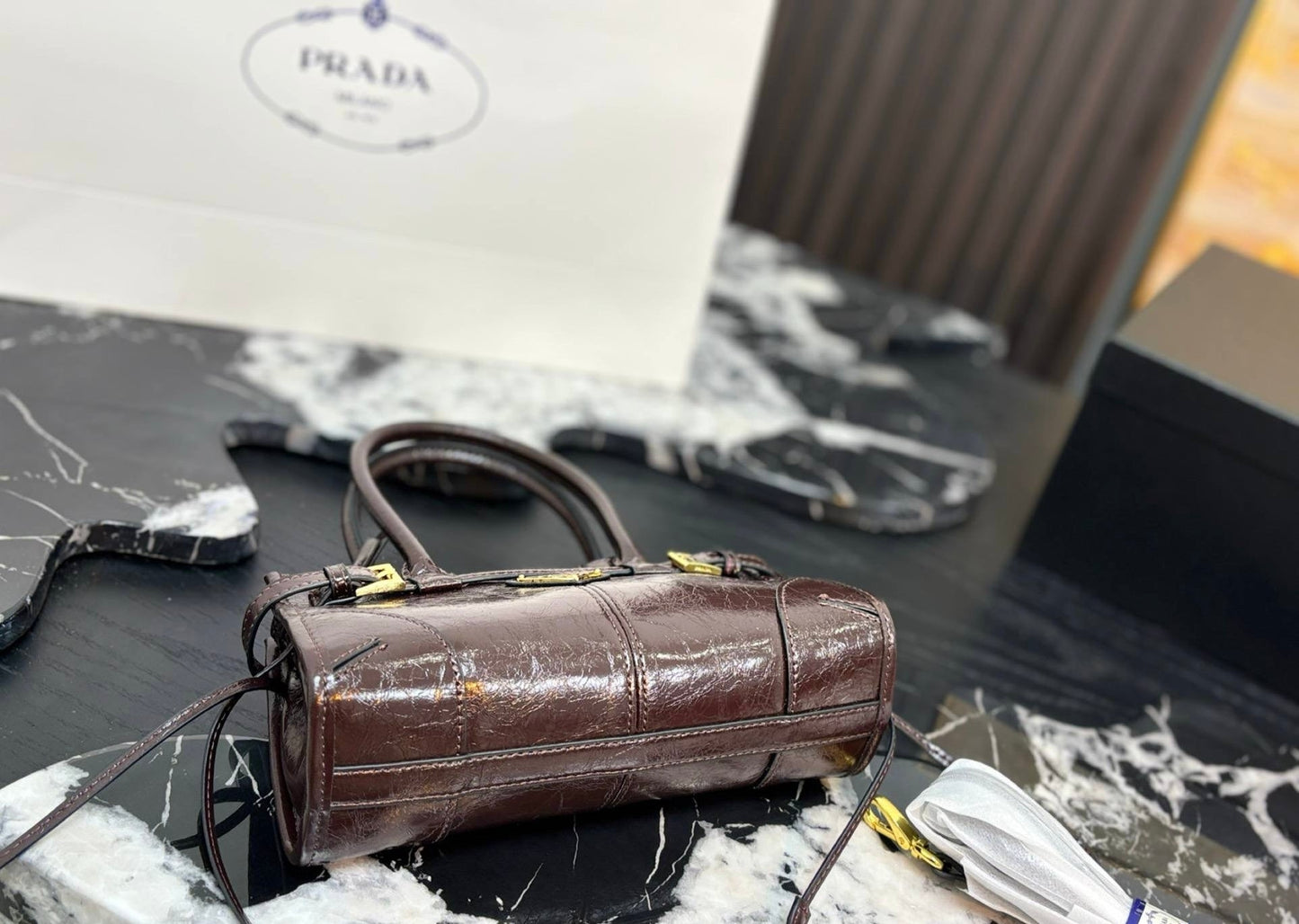 Cuero | leather mini handbag