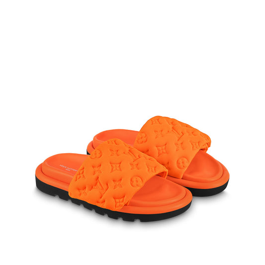Cuero | Pool Pillow Flat Comfort Mule