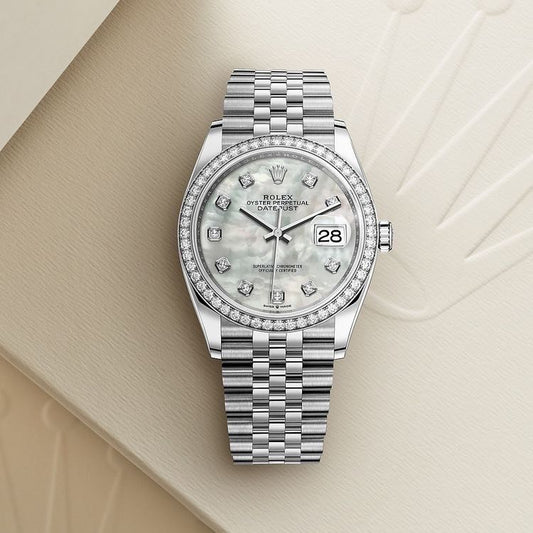 Cuero | Datejust 31 White Women's Watch
