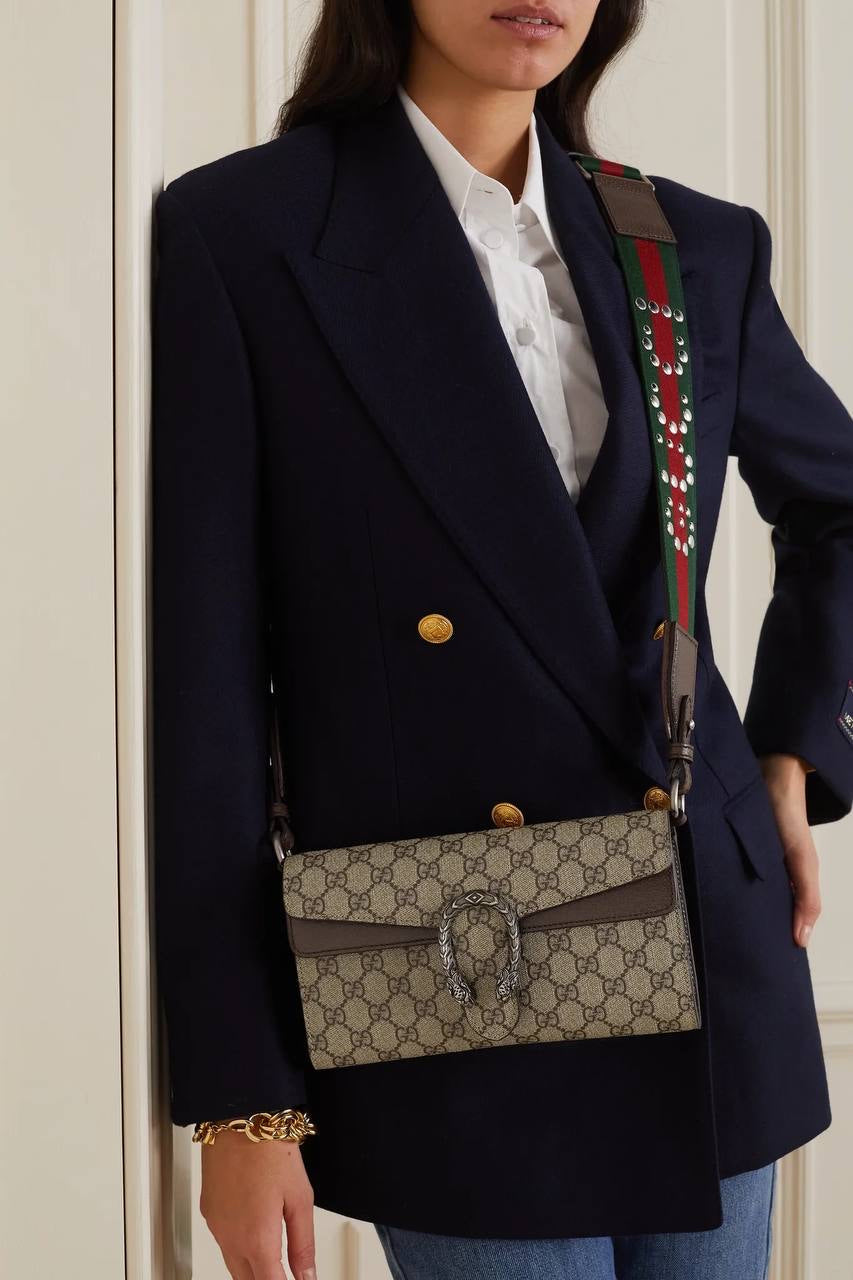 Cuero | DIONYSUS FLAP SHOULDER BAG IN SUPREME CANVAS