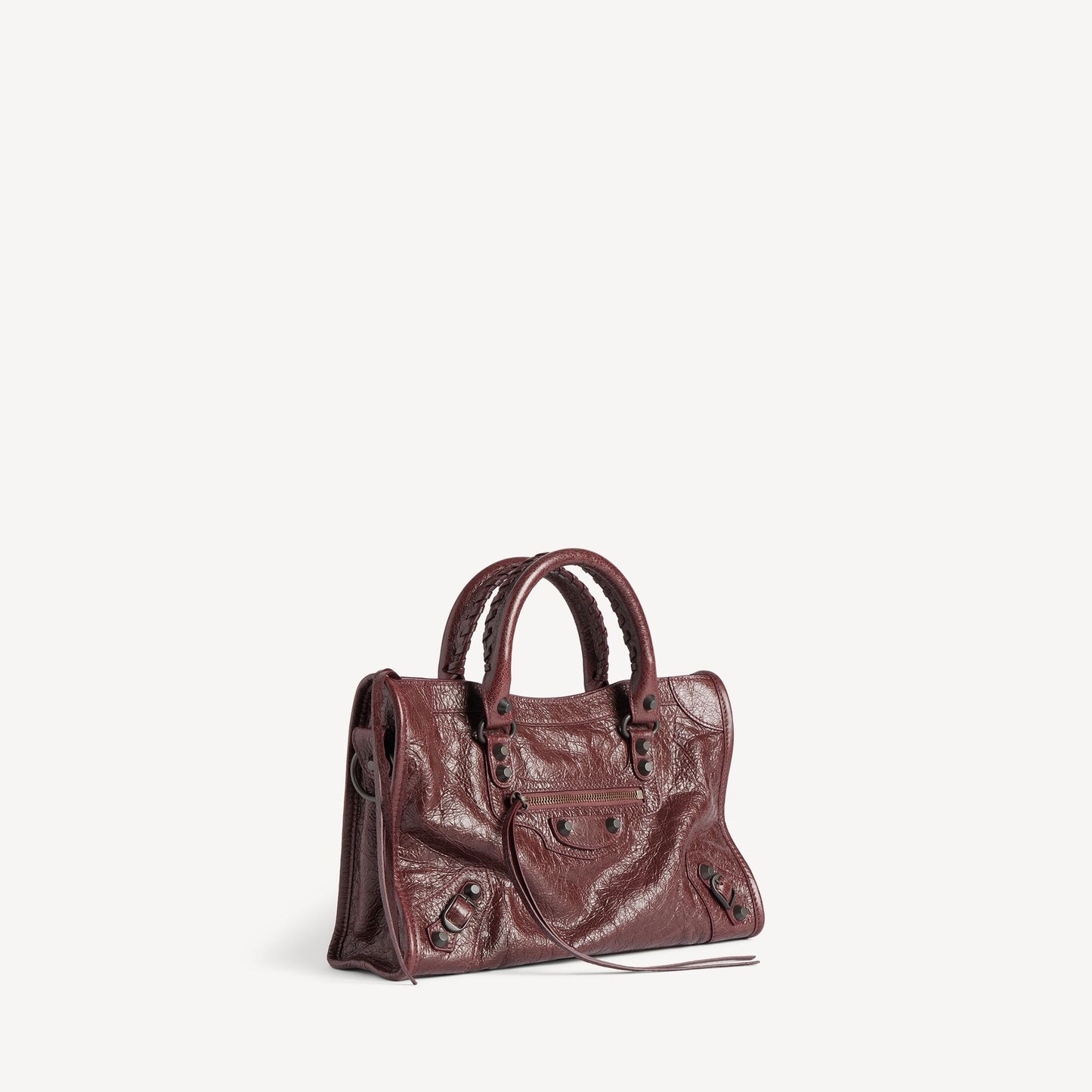 Cuero | WOMEN'S LE CITY BAG SMALL IN DARK BURGUNDY
